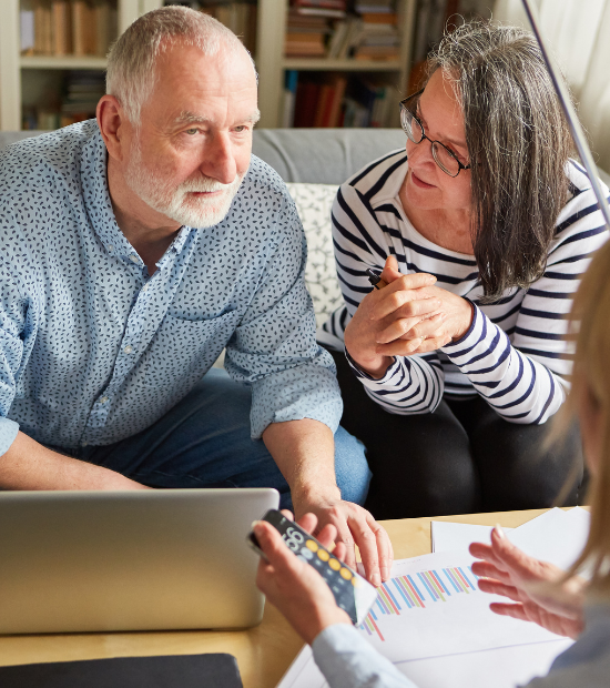 Family meeting with elder law attorney during long-term care crisis